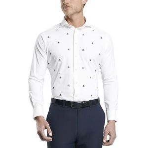 G/Fore - Modern Spread Skull & T' Woven Shirt